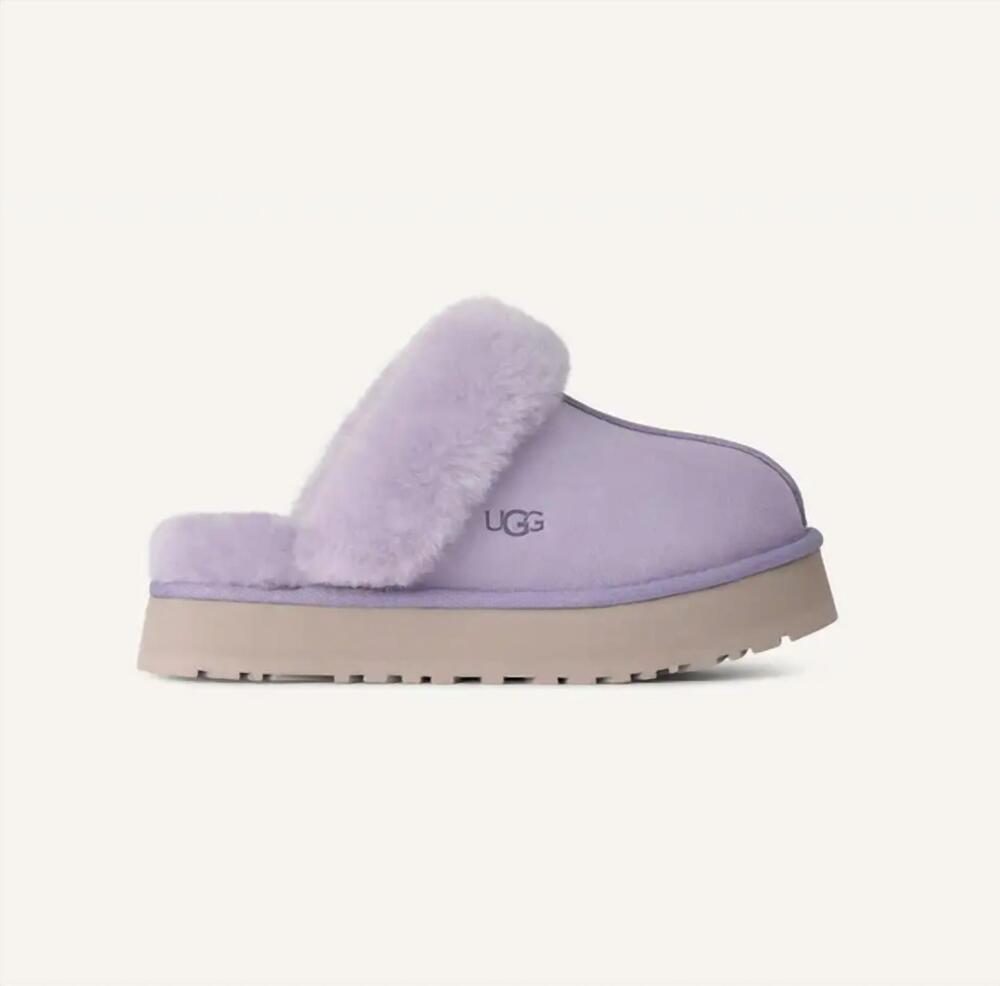 NEW UGG women's disquette slipper in warm lilac